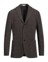 Boglioli Man Blazer Taupe Size 40 Virgin Wool, Cotton In Grey