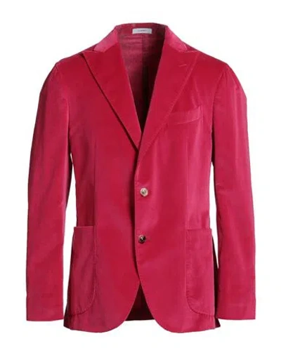 Boglioli Man Blazer Fuchsia Size 40 Cotton In Pink