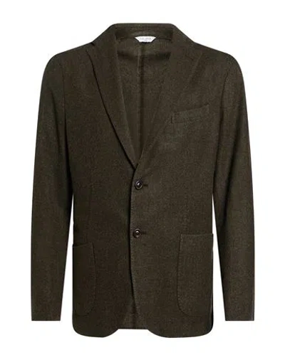 Boglioli Man Blazer Green Size 42 Wool