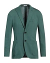 Boglioli Man Blazer Green Size 44 Virgin Wool
