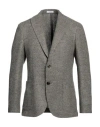 Boglioli Man Blazer Green Size 50 Wool In Gray