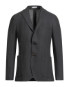 Boglioli Man Blazer Grey Size 38 Wool, Silk, Cotton In Gray