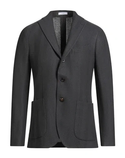 Boglioli Man Blazer Grey Size 38 Wool, Silk, Cotton In Gray