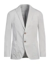 Boglioli Man Blazer Grey Size 40 Cotton, Elastane
