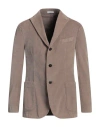 Boglioli Man Blazer Grey Size 40 Cotton, Modal, Elastane