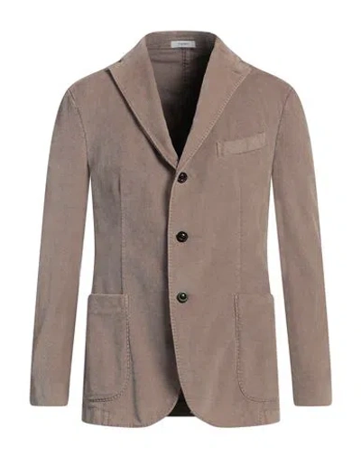 Boglioli Man Blazer Grey Size 40 Cotton, Modal, Elastane