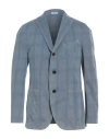 Boglioli Man Blazer Grey Size 40 Cotton, Silk In Gray
