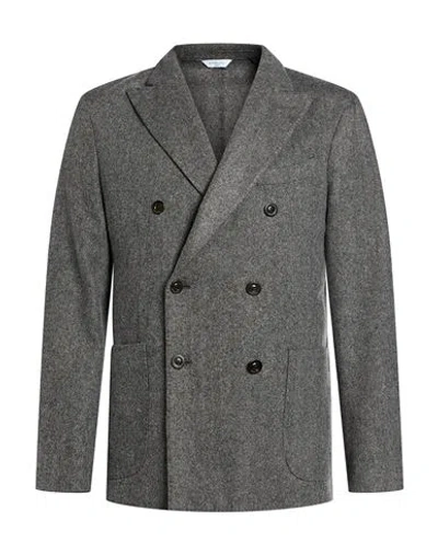Boglioli Man Blazer Grey Size 40 Wool, Polyamide In Gray