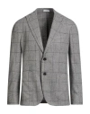 Boglioli Man Blazer Grey Size 40 Wool, Polyester In Gray