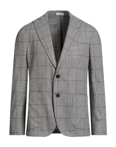 Boglioli Man Blazer Grey Size 40 Wool, Polyester In Gray