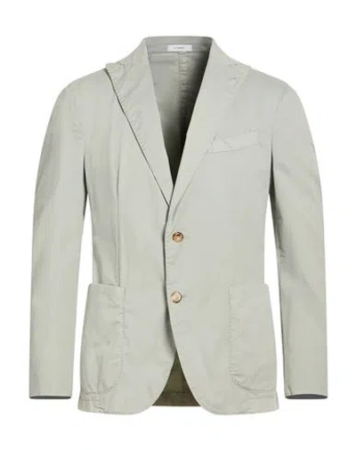 Boglioli Man Blazer Grey Size 42 Cotton, Elastane In Gray