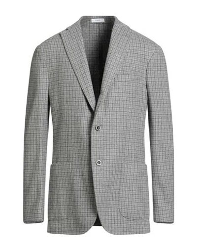 Boglioli Man Blazer Grey Size 44 Virgin Wool In Gray