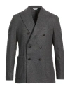 Boglioli Man Blazer Grey Size 44 Virgin Wool, Polyester, Elastane In Gray
