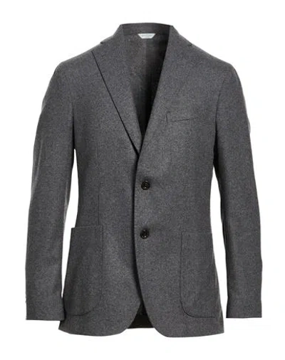 Boglioli Man Blazer Grey Size 44 Virgin Wool, Polyester, Elastane In Gray
