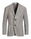 Boglioli Man Blazer Grey Size 46 Acrylic, Virgin Wool, Polyester In Black