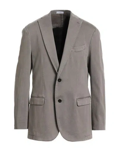 Boglioli Man Blazer Grey Size 46 Cotton, Elastane In Gray