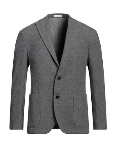 Boglioli Man Blazer Grey Size 46 Virgin Wool In Gold