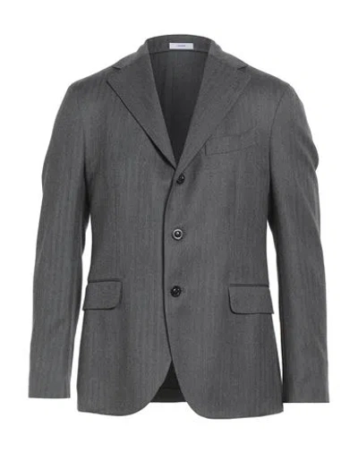 Boglioli Man Blazer Grey Size 48 Virgin Wool In Gray