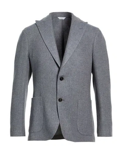 Boglioli Man Blazer Grey Size 48 Wool, Cashmere In Gray