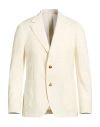 Boglioli Man Blazer Ivory Size 42 Wool In White