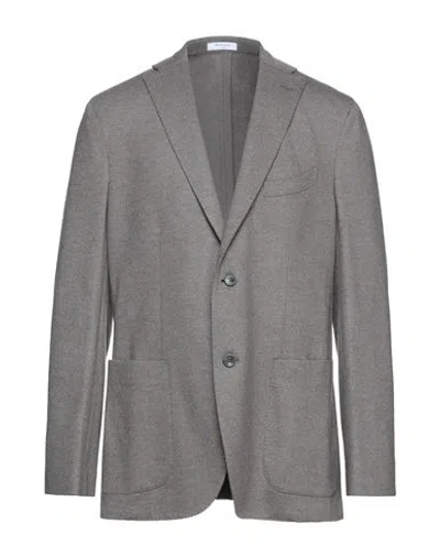 Boglioli Man Suit Jacket Khaki Size 46 Virgin Wool In Beige