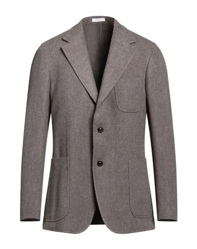 Boglioli Man Blazer Khaki Size 42 Virgin Wool, Cashmere In Beige