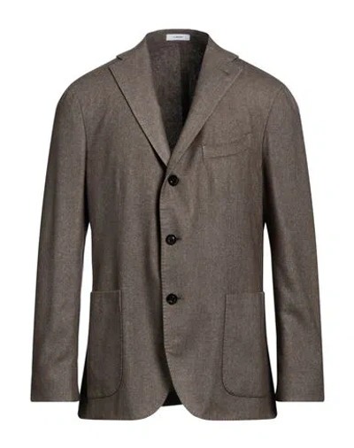 Boglioli Man Blazer Khaki Size 40 Wool, Polyester In Beige