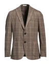 Boglioli Man Blazer Khaki Size 46 Virgin Wool In Beige