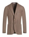 Boglioli Man Blazer Khaki Size 46 Wool, Polyester In Gray