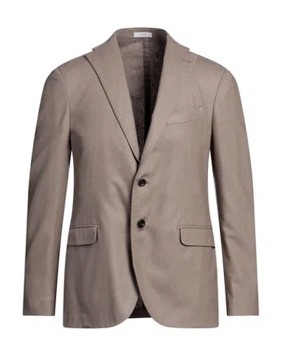 Boglioli Man Blazer Khaki Size 48 Wool, Polyester In Beige