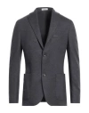 Boglioli Man Blazer Lead Size 38 Virgin Wool In Grey
