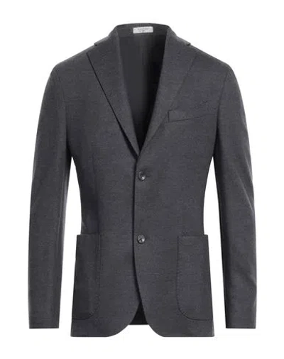 Boglioli Man Blazer Lead Size 38 Virgin Wool In Grey