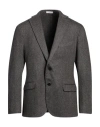Boglioli Man Blazer Lead Size 46 Wool, Polyamide In Grey