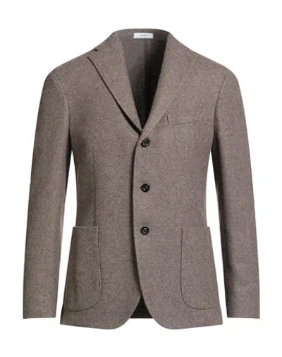 Boglioli Man Blazer Light Brown Size 38 Virgin Wool, Polyamide, Cashmere In Sand