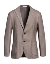 Boglioli Man Blazer Light Brown Size 40 Virgin Wool, Polyester In Beige