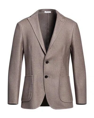 Boglioli Man Blazer Light Brown Size 40 Virgin Wool, Polyester In Beige