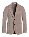 Boglioli Man Blazer Light Brown Size 48 Cotton, Modal, Elastane In Beige