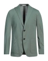Boglioli Man Blazer Light Green Size Xl Cotton In Green