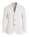 Boglioli Man Blazer Off White Size 38 Cotton, Elastane In White