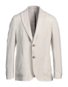 Boglioli Man Blazer Light Grey Size 44 Linen In Grey
