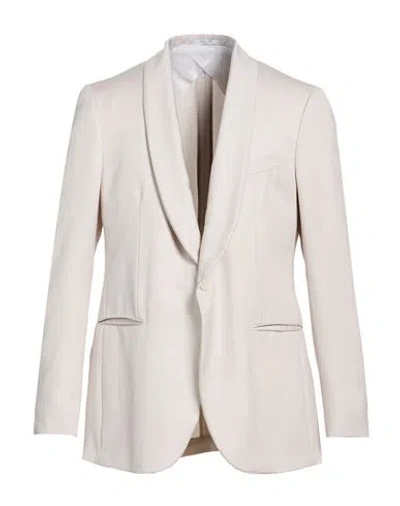 Boglioli Man Blazer Light Pink Size 42 Virgin Wool, Mohair Wool, Silk