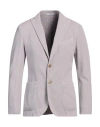 Boglioli Man Blazer Lilac Size 44 Cotton, Silk In Purple
