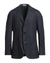 Boglioli Man Blazer Midnight Blue Size 36 Wool, Polyester