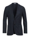 Boglioli Man Suit Jacket Midnight Blue Size 36 Cashmere