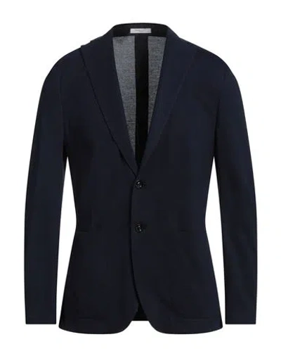 Boglioli Man Blazer Midnight Blue Size 3xl Cotton