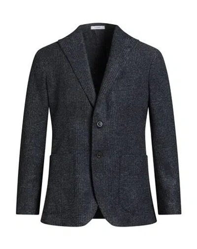 Boglioli Man Blazer Midnight Blue Size 40 Acrylic, Virgin Wool, Polyester