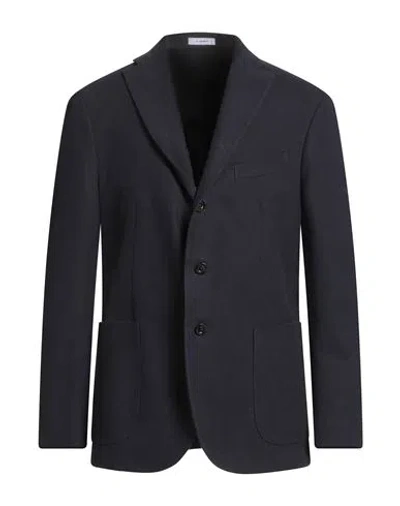 Boglioli Man Blazer Midnight Blue Size 40 Cotton