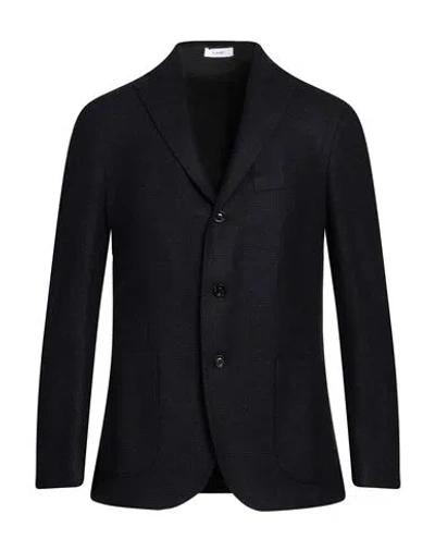 Boglioli Man Blazer Midnight Blue Size 42 Virgin Wool