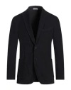 Boglioli Man Blazer Midnight Blue Size 44 Cotton, Modal, Elastane