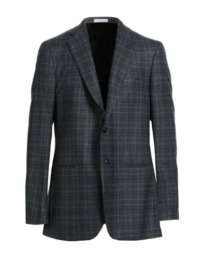 Boglioli Man Blazer Midnight Blue Size 44 Virgin Wool